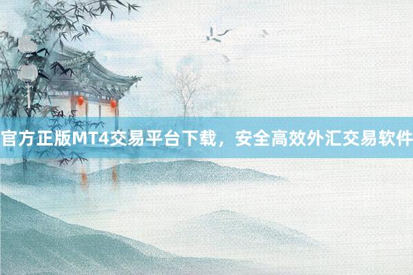 官方正版MT4交易平台下载，安全高效外汇交易软件